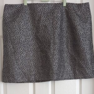 Elegant Black and Silver Women's Skirt